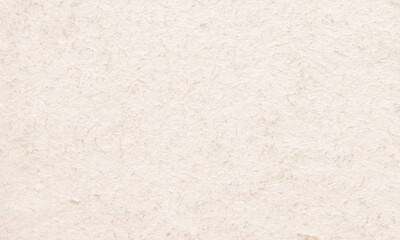 Texture of old organic light cream paper, background for design with copy space text or image. Recyclable material, has small inclusions of cellulose