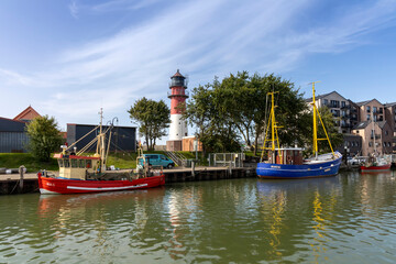 Büsum Leuchtturm am Hafen