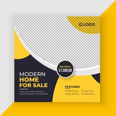 Real Estate Social Media Post Template	