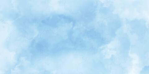 Blue sky with white cloud. The summer heaven is colorful clearing day Good weather and beautiful nature in the morning