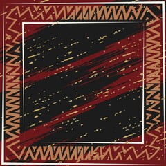 pattern of hijab motif design with abstract design. Silk scarf pattern vector design inspiration