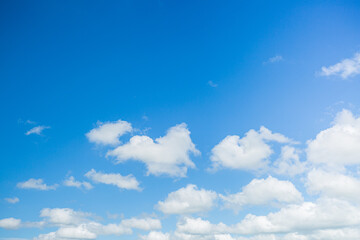 Naklejka na ściany i meble Clouds and skyBlue sky with cloudsummer skynature background