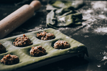 cooking ravioli