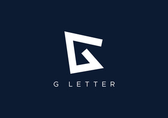 G Letter Logo Type Stylish Professional Logo Mark design Vector Template