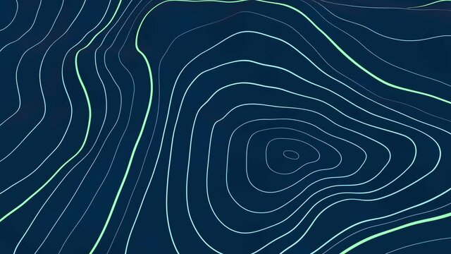 Abstract background with animation of slow moving particles. Animation of seamless loop.