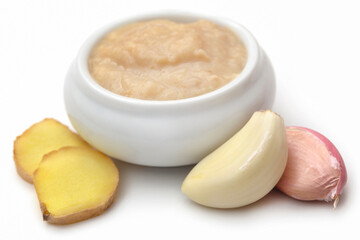 Ginger and garlic with paste