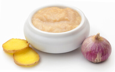Ginger and garlic with paste