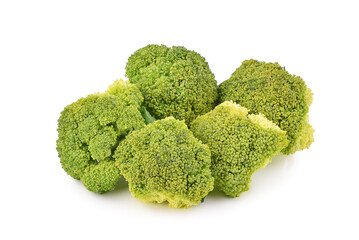 Broccoli isolated on white background.