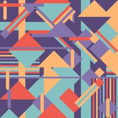 Violet orange seamless pastel pattern