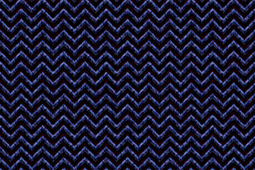 紺地に紫がかった青の立体感のあるジグザグ模様