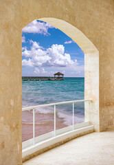 arch door on the palm alley