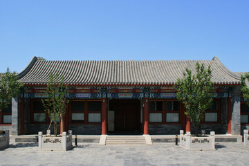 pavilion at the summer palace in beijing (china)