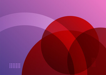 Geometric design abstract background - circles