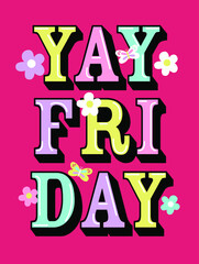 TEXTO COLORIDO Y FLORES