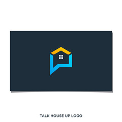 TALK HOUSE UP LOGO DESIGN.