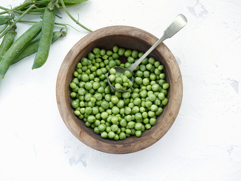 Freshly shelled peas