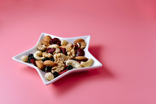Assorted nuts and dried fruit