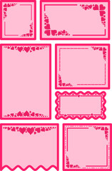set of frames