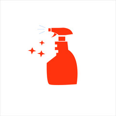 FLAT  CLEANING SERVICE LOGO