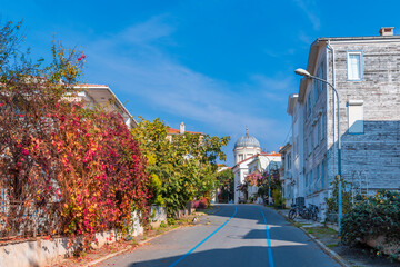 Obraz premium Burgazada Island street view in Istanbul