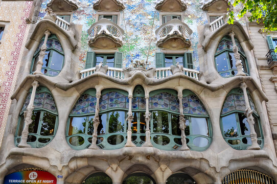 Casa Battlo house in Barcelona, Spain