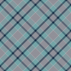 Seamless pattern of scottish tartan plaid. Repeatable background with check fabric texture. Vector backdrop striped textile print.