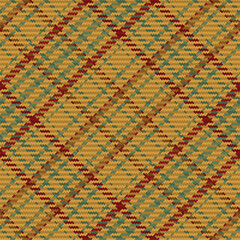 Fototapeta premium Seamless pattern of scottish tartan plaid. Repeatable background with check fabric texture. Vector backdrop striped textile print.
