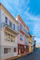 Heybeliada Island street view in Istanbul