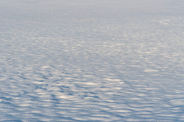 Field of snow background