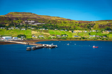 view of Uig bay