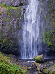 Lower fall of the Multnomah Falls on the Columbia River
