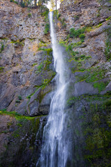 The upper falls of the Multnomah Falls on the Columbia River
