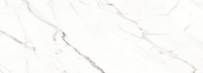 Obraz premium White marble texture banner background top view. Tiles natural stone floor with high resolution. Luxury abstract patterns. Marbling design for banner, wallpaper, packaging design template.