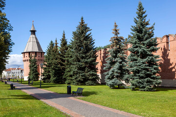 Spasskaya Tower of the Tula Kremlin. Tula. Russia