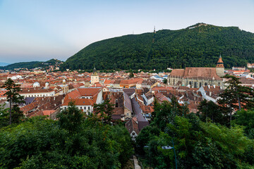 Fototapeta na wymiar The city of Brasov in Romania