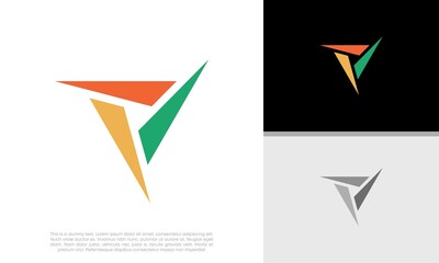 Innovative high tech logo template. Technology Logo.