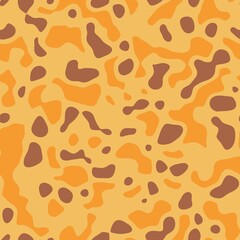 Seamless abstract non print resembling strange colored animal skin surface pattern design for print. High quality illustration. Psychedelic repeat minimal dot swatch for apparel, textile or background