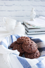 Chocolate cookies sea salt.