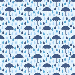 Rain Drops Seamless Pattern for party, anniversary, birthday. Design for banner, poster, card, invitation and scrapbook 