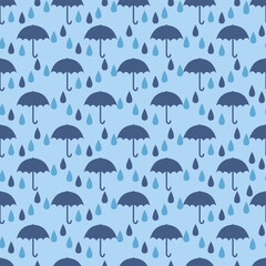 Rain Drops Seamless Pattern for party, anniversary, birthday. Design for banner, poster, card, invitation and scrapbook 