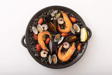 イカ墨パエリア