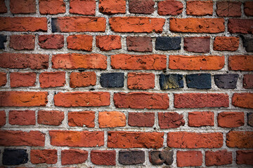 Fototapeta premium The texture of a brick wall.