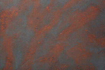Brown stone textured background with empty space, top view
