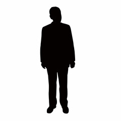 a man body silhouette vector