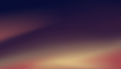 Sunset dusk sky in evening with orange, yellow and purple colour, Dramatic twilight landscape with dark blue sky and sunlight,Vector Panorama natural horizon banner of sunrise four season background