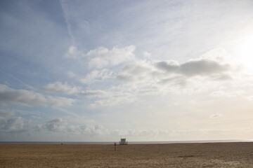 Fototapeta na wymiar The beach at Gorleston-on-Sea near Great Yarmouth, Norfolk