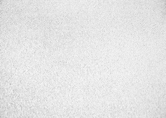 White indoor office carpet texture. High resolution seamless monochrome wool fabric background. Interior material background top view. Short pile carpet. Blank generic microfiber textile texture.