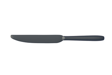 Knife isolated on white background. Top view. 3d render