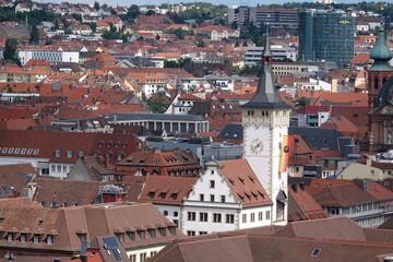 Fototapeta na wymiar Rathaus in Würzburg