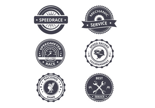 Badge Design Logo Set